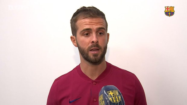Pjanić in Barcelona and looking forward to joining the Barça squad